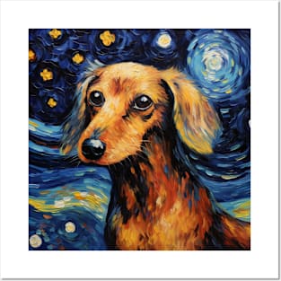 Dachshund Night Posters and Art